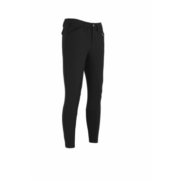 Pantalon Pikeur homme Rossini faux fond de peau 7508 taille mi haute Bleu nuit