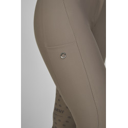 Pantalon Amia 6805 Pikeur grip genoux taille mi haute femme Taupe Marron