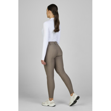 Pantalon Amia 6805 Pikeur grip genoux taille mi haute femme Taupe Marron