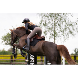 Pantalon Amia 6805 Pikeur grip genoux taille mi haute femme Taupe Marron