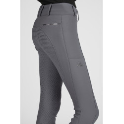 Pantalon Pikeur taille mi haute fille full grip 9306 Gris clair