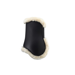 Protège-boulets Eskadron fausse fourrure Compact postérieurs Noir Protège-boulets Eskadron fausse fourrure Compact postérieurs Noir