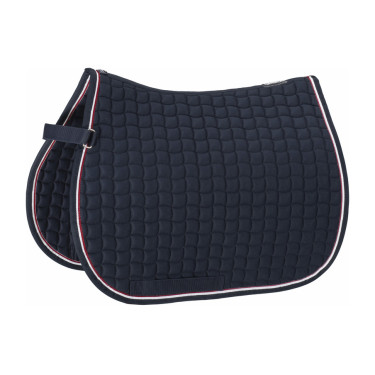 Tapis de selle Eskadron Coton Contrast Shetland Bleu nuit