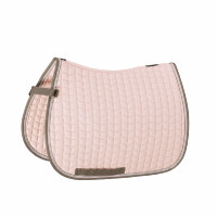 Tapis de selle Eskadron Coton Contrast Shetland Rose poudré