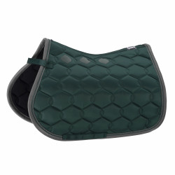 Tapis de selle Eskadron Glossy Wave Contrast Course verte