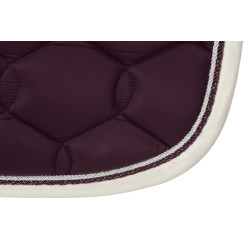 Tapis de selle Eskadron Glossy Wave Contrast Mûre Bordeaux Tapis de selle Eskadron Glossy Wave Contrast Mûre Bordeaux
