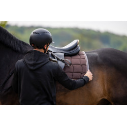 Tapis de selle Eskadron Performance Contrast Marron foncé Tapis de selle Eskadron Performance Contrast Marron foncé