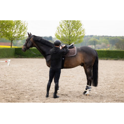 Tapis de selle Eskadron Performance Contrast Marron foncé Tapis de selle Eskadron Performance Contrast Marron foncé