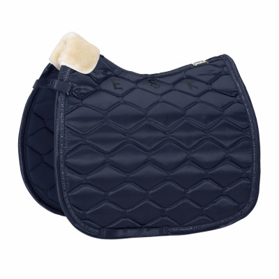 Tapis de selle Eskadron Satin Crystal Bleu nuit
