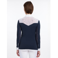 Polo de concours Emily LeMieux manches longues Blanc Polo de concours Emily LeMieux manches longues Blanc