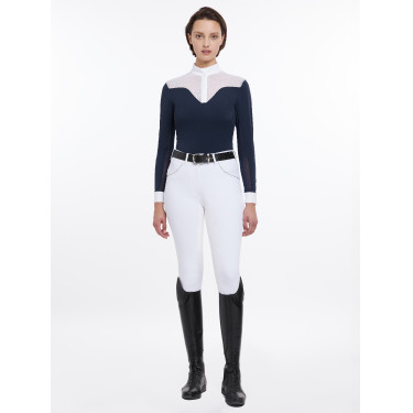 Polo de concours Emily LeMieux manches longues Polo de concours Emily LeMieux manches longues