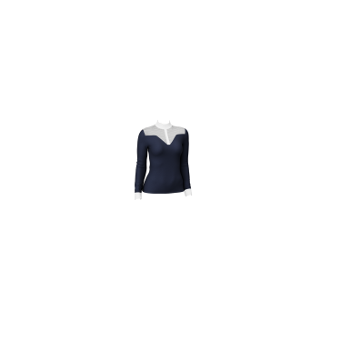 Polo de concours Emily LeMieux manches longues Polo de concours Emily LeMieux manches longues
