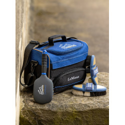 Brosse Flexi Half & Half Grooming LeMieux Bleu Badminton Brosse Flexi Half & Half Grooming LeMieux Bleu Badminton