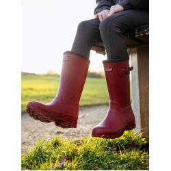 Bottes en caoutchouc LeMieux Ultra Stride Young Rider Ember Bordeaux