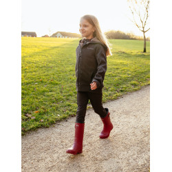 Bottes en caoutchouc LeMieux Ultra Stride Young Rider Ember Bordeaux