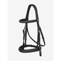 Bridon Hunter avec lacets LeMieux Havane / argent Marron Bridon Hunter avec lacets LeMieux Havane / argent Marron
