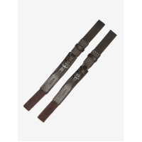 Fixe-chaussettes LeMieux en cuir Marron Fixe-chaussettes LeMieux en cuir Marron
