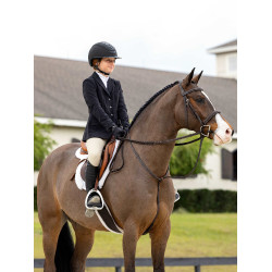 Martingale fixe Hunter LeMieux Havane / argent Marron Martingale fixe Hunter LeMieux Havane / argent Marron