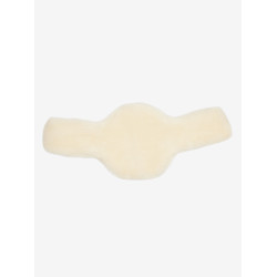 Protection de sangle bavette courte LeMieux Anatomic Merino+ Naturel Marron