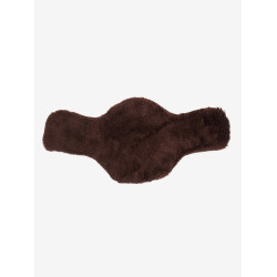 Protection de sangle bavette courte LeMieux Anatomic Merino+ Marron