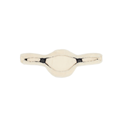 Protection de sangle bavette LeMieux Anatomic Merino+ Naturel Marron