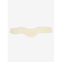 Protection de sangle de jumping LeMieux Anatomic en laine Merino+ Naturel Marron Protection de sangle de jumping LeMieux Anatomic en laine Merino+ Naturel Marron