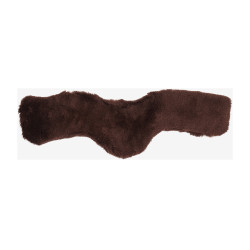 Protection de sangle de jumping LeMieux Anatomic en laine Merino+ Marron