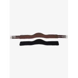 Sangle Hunter LeMieux avec doublure antidéparante amovible Havane Marron Sangle Hunter LeMieux avec doublure antidéparante amovible Havane Marron