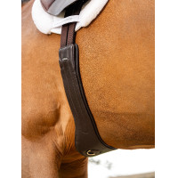 Sangle Hunter LeMieux avec doublure antidéparante amovible Havane Marron Sangle Hunter LeMieux avec doublure antidéparante amovible Havane Marron