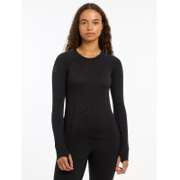 T-shirt manches longues LeMieux sans coutures Britney Noir