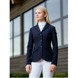 Veste de concours LeMieux Kennedy Young Rider Marine Bleu marine Veste de concours LeMieux Kennedy Young Rider Marine Bleu marine