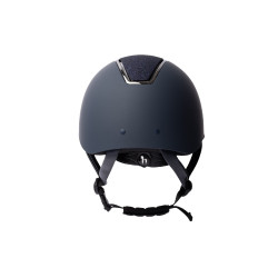 Casque Métal Scintillant Monarch II Horze Bleu foncé