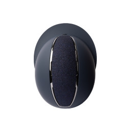 Casque Métal Scintillant Monarch II Horze Bleu foncé