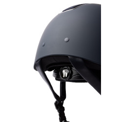 Casque Métal Scintillant Monarch II Horze Bleu foncé