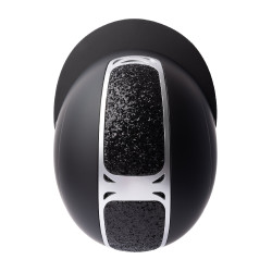 Casque d'équitation ornement en cristal Horze Arix II Noir / noir