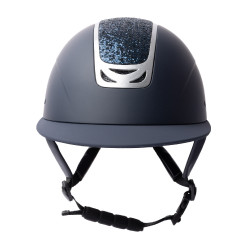 Casque d'équitation ornement en cristal Horze Arix II Bleu foncé / bleu foncé Casque d'équitation ornement en cristal Horze Arix II Bleu foncé / bleu foncé