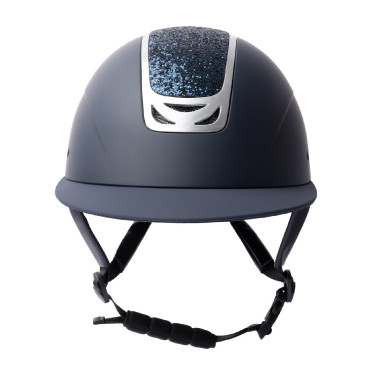 Casque d'équitation ornement en cristal Horze Arix II Bleu foncé / bleu foncé Casque d'équitation ornement en cristal Horze Arix II Bleu foncé / bleu foncé