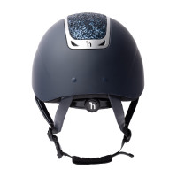 Casque d'équitation ornement en cristal Horze Arix II Bleu foncé / bleu foncé