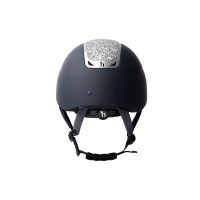 Casque d'équitation ornement en cristal Horze Arix II Noir / noir