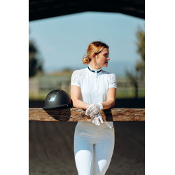 Casque d'équitation technologie Majoris MIPS II B Vertigo Noir / argent Casque d'équitation technologie Majoris MIPS II B Vertigo Noir / argent