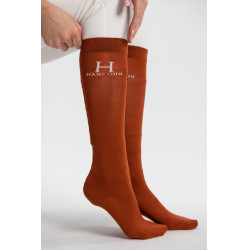 Chaussettes Badminton Harcour Terracota Orange Chaussettes Badminton Harcour Terracota Orange