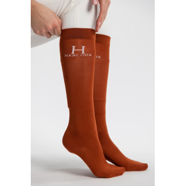 Chaussettes Badminton Harcour Terracota Orange Chaussettes Badminton Harcour Terracota Orange