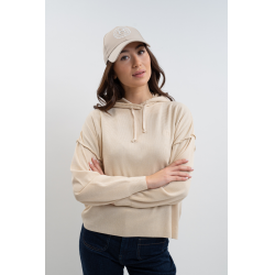 Sweat à capuche Plume Harcour femme