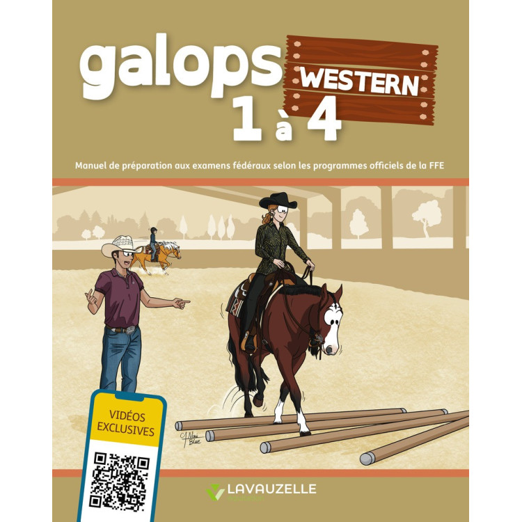 Galop WESTERN 1à4 avec Vidéos Lavauzelle