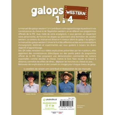 Galop WESTERN 1à4 avec Vidéos Lavauzelle Galop WESTERN 1à4 avec Vidéos Lavauzelle