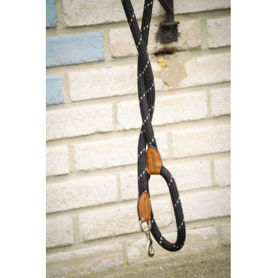 Laisse Pénélope Billie Noir / lurex