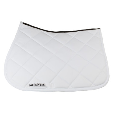 Tapis de Selle Pleasure Jumping Supreme Blanc Tapis de Selle Pleasure Jumping Supreme Blanc