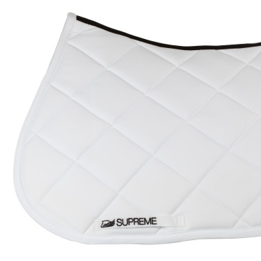Tapis de Selle Pleasure Jumping Supreme Blanc Tapis de Selle Pleasure Jumping Supreme Blanc