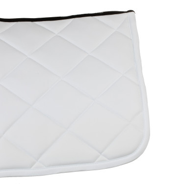 Tapis de Selle Pleasure Jumping Supreme Blanc Tapis de Selle Pleasure Jumping Supreme Blanc