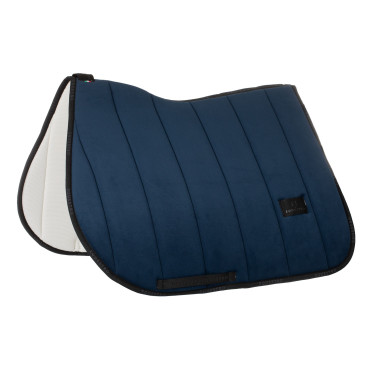 Tapis de selle obstacle en velours et tissu technique Equestro Tapis de selle obstacle en velours et tissu technique Equestro